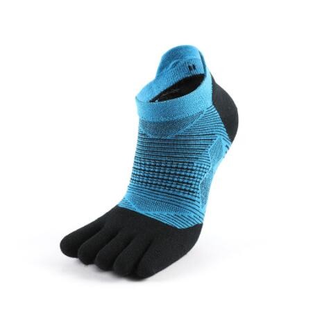 wzw24001 Professional men's toe socks running socks women's quick-drying coolmax outdoor marathon sports socks