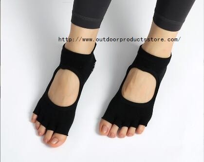 wzw24004 Yoga socks cotton professional exposed five-finger Pilates socks non-slip five-finger socks women's warm indoor fitness sports socks floor socks
