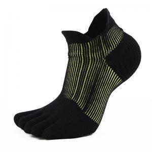 wzw240012 Professional marathon men's toe socks with back three-dimensional thickened mercerized wool short-tube sports tabi socks