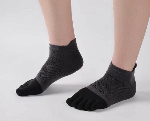 wzw240016 Men's sports toe socks CoolMax mountaineering marathon socks short-tube women's outdoor professional running tabi socks