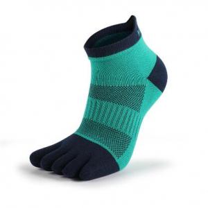 wzw24002 Men's and women's cotton breathable sweat-absorbent five-toe socks, anti-friction backrest split-toe socks, short-tube five-toe sports socks